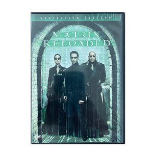 Matrix Reloaded DVD Movie 2003 Warner Bros Keanu Reeves 2 Disc Manual Included